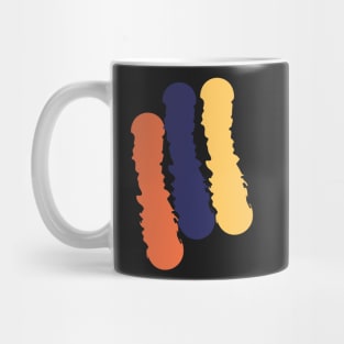 Mstari 3 stripes, retro stripes Mug